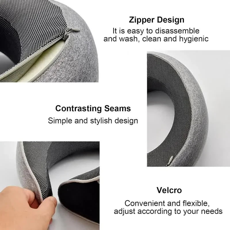 Snail Memory Foam Travel Pillow