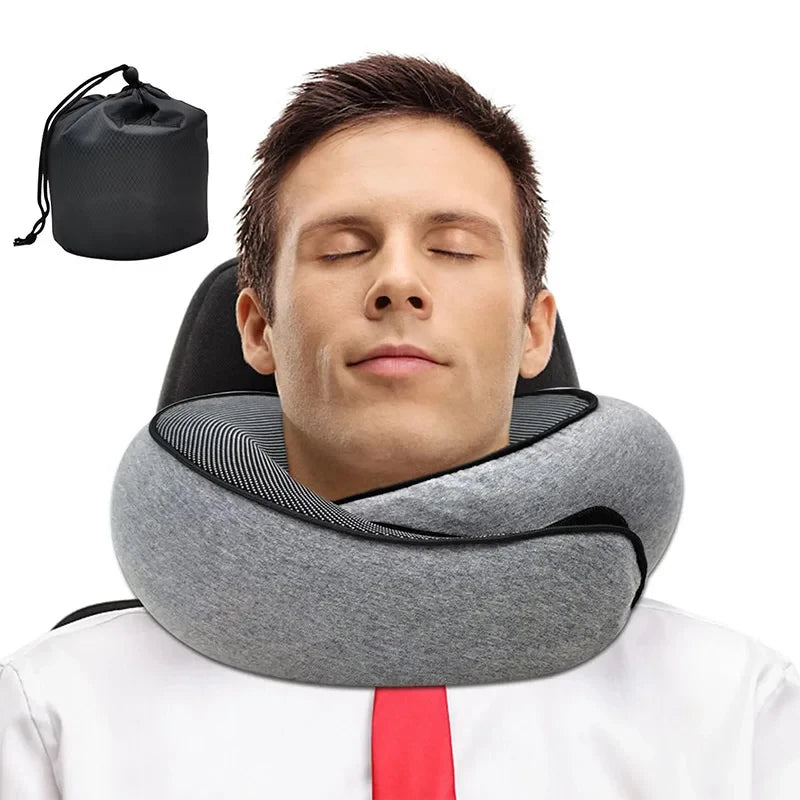 Snail Memory Foam Travel Pillow