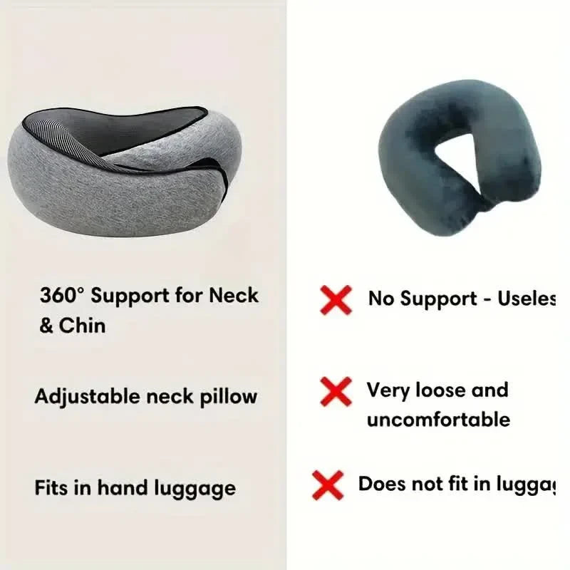 Snail Memory Foam Travel Pillow